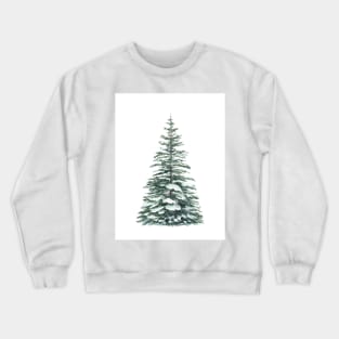 Winter tree painting Crewneck Sweatshirt